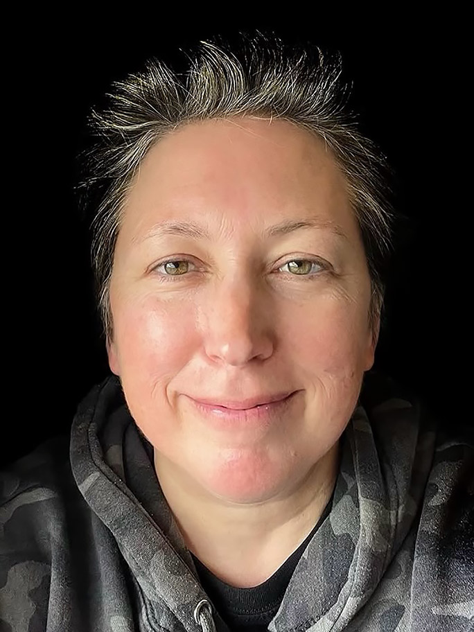 Portrait of Kirstie Howell, sound recordist, designer and mixer on Open Return