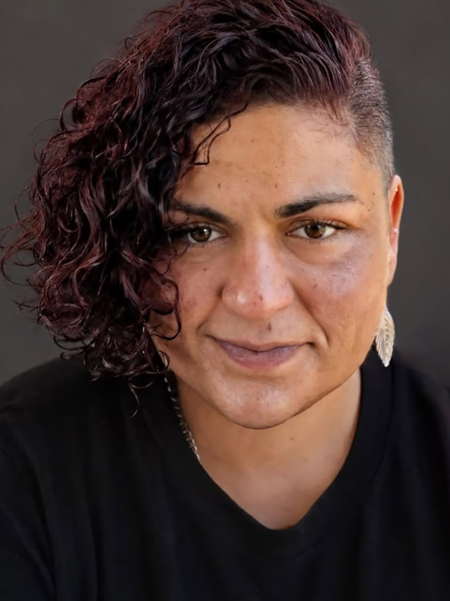 Portrait of Kate Woodland, first assistant director on Open Return